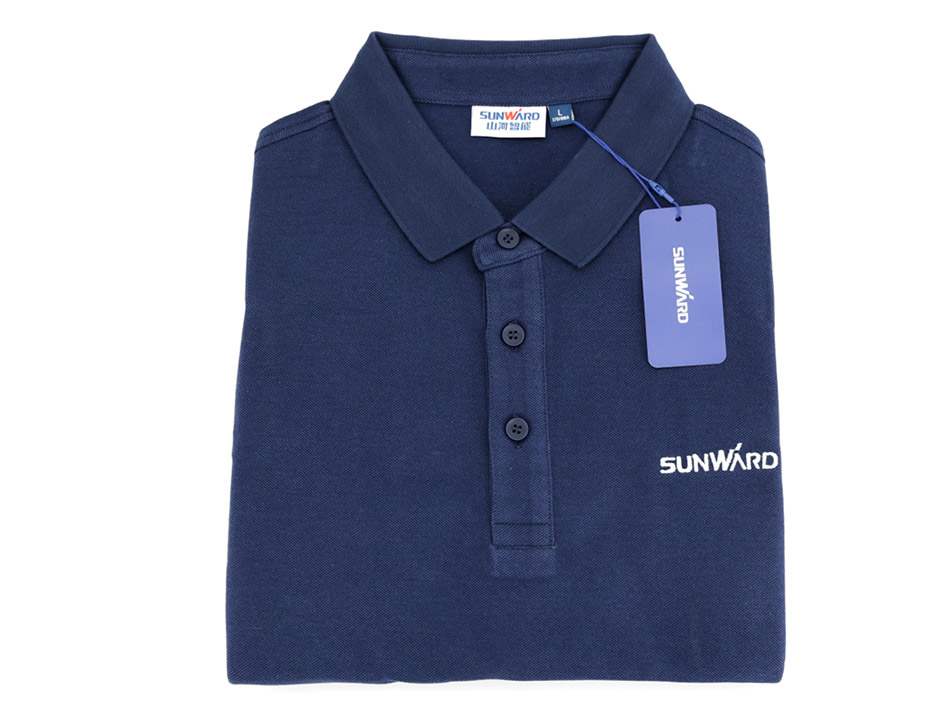 Zomer dun ijskoud poloshirt met korte mouwen 205g Ice ionvezel